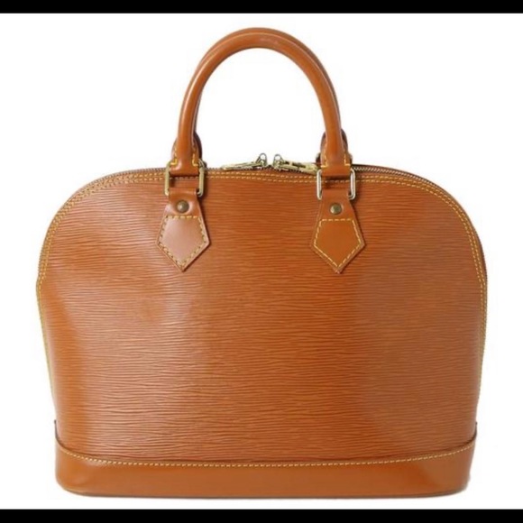 Alma Epi Satchel gold cipango leather. - Picture 3 of 10